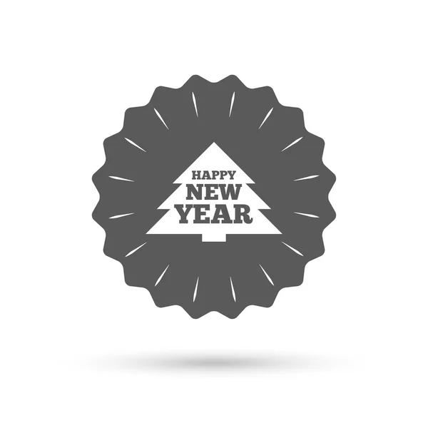 Happy new year sign icon. — Stock Vector