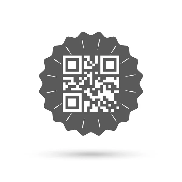 Qr code sign icon. — Stock Vector