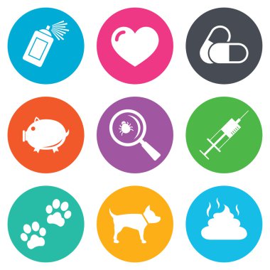 Veteriner, Evcil hayvan simgeler.