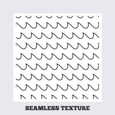Dalgalar şeritli geometrik seamless modeli.