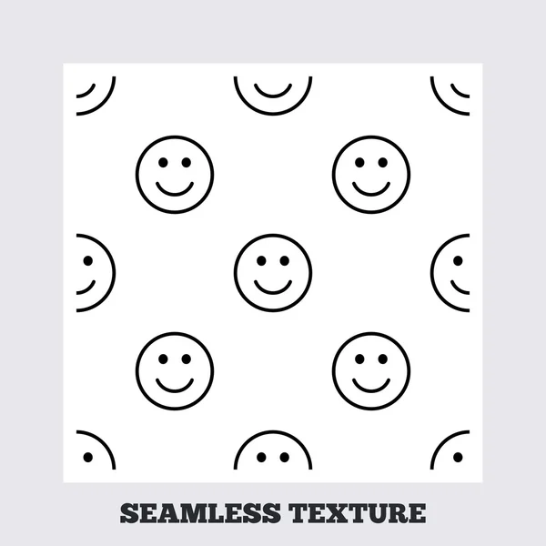 Smile lines seamless pattern. — Stock Vector