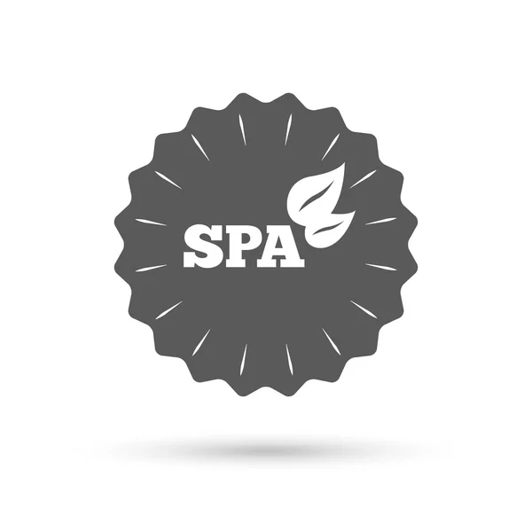 Spa sign icon. — Stock Vector