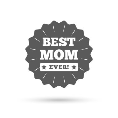 En iyi anne hiç simge imzala. ödül sembolü.