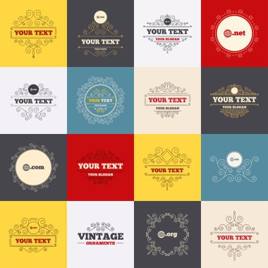 üst düzey etki alanları işaretleri.