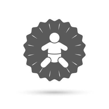 Bebek Bebek işareti simgesi.