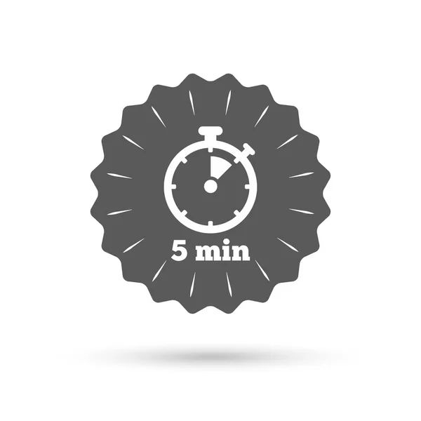 Timer sign icon. — Stock Vector