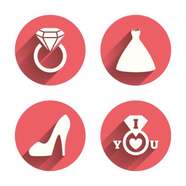 düğün elbise simgeler