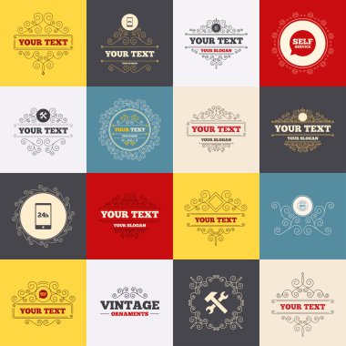 Onarım düzeltme aracı simgeler.