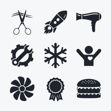 otel hizmetleri simgeler