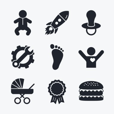 bebek bebekler simgeler.