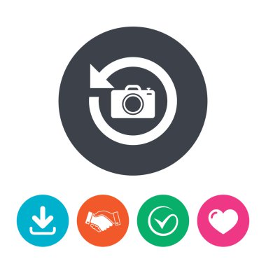 Açık fotoğraf kamera işareti