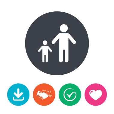 tek ebeveynli aile ile çocuk