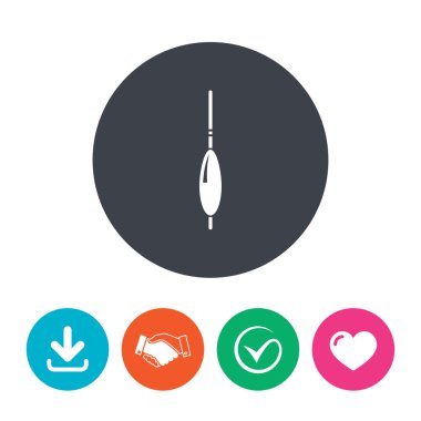 Balık tutma işareti simgesi.