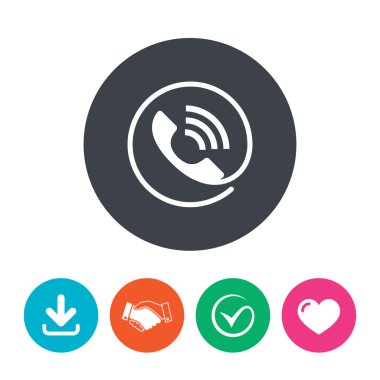 telefon işareti simgesi.