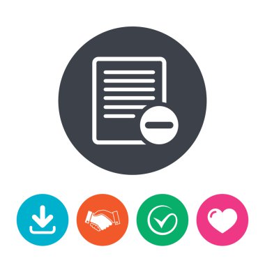 metin dosya işareti simgesi.