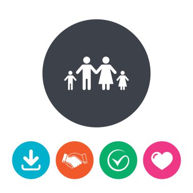 İki çocuklu tam aile