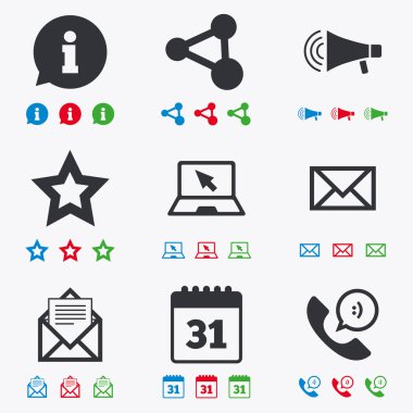 İletişim simgeler. İlgili kişi, posta işaretleri.