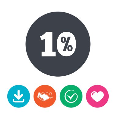 yüzde 10 indirim işareti simgesi. satış sembol.