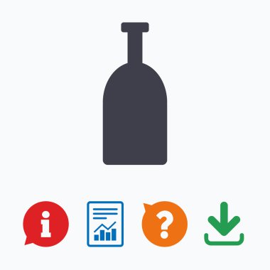 Alkol işareti simgesi.