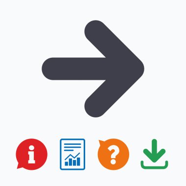 ok işareti simgesi. En yakın düğme. Gezinti simgesi