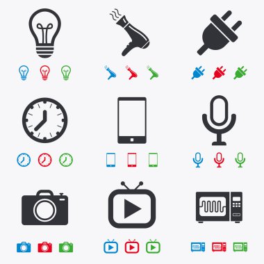 Ev aletleri, aygıt simgeleri.