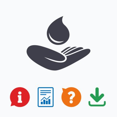 su işareti kaydetmek.