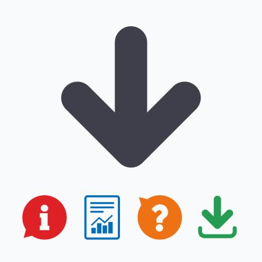 Download Icon. Yükle düğmesi.