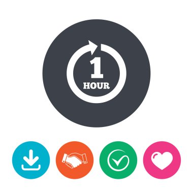 Her saat işareti simgesi.