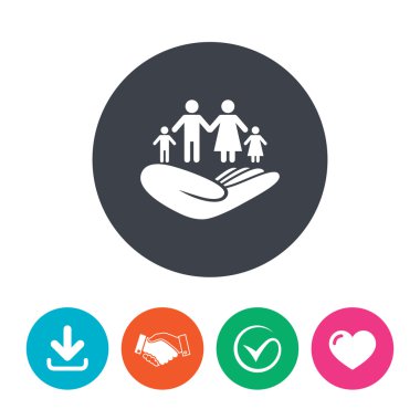 Aile sigortası işareti.