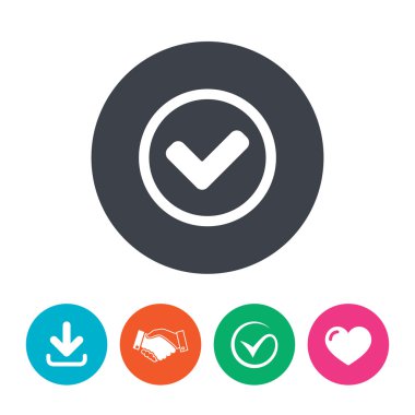 onay işareti işareti simgesi.