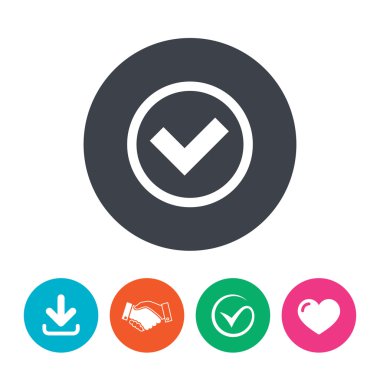 onay işareti işareti simgesi.