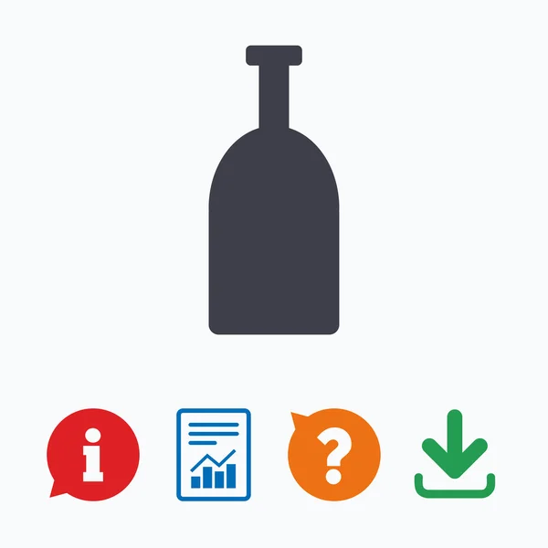 Alcohol sign icon. — Stock Vector