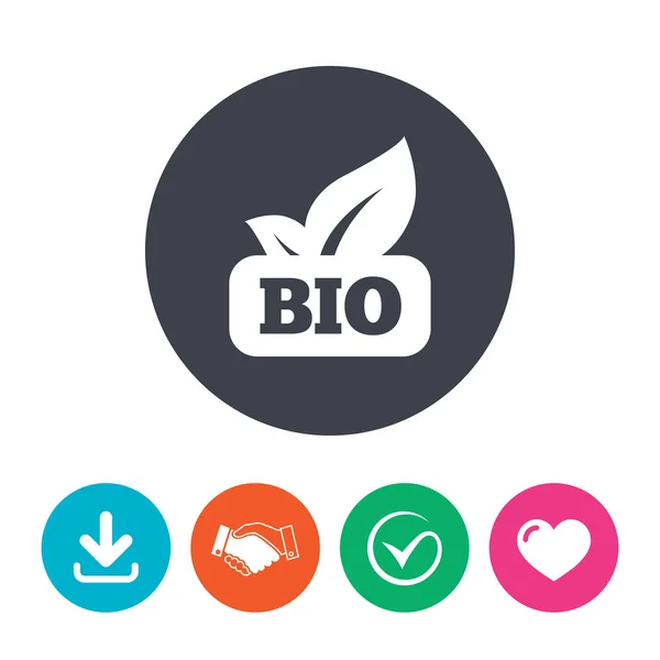 Bio ürün işareti simgesi. — Stok Vektör