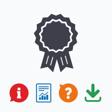 ödül madalya simgesi.