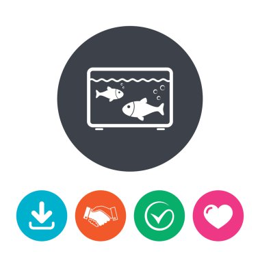 Akvaryum işareti simgesi.