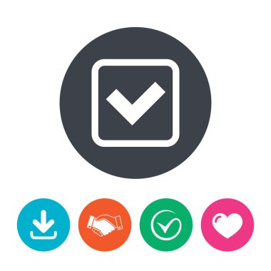 onay işareti işareti simgesi.