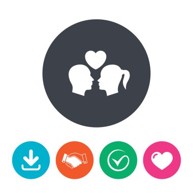 Çift işareti simgesi.