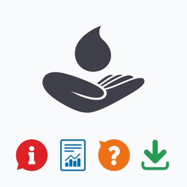 su işareti kaydetmek.