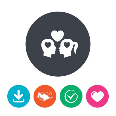 Çift işareti simgesi.