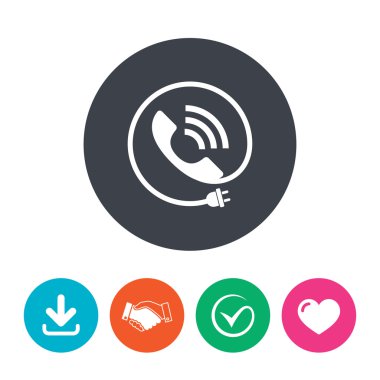 telefon işareti simgesi.