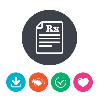 Tıbbi reçete Rx işareti