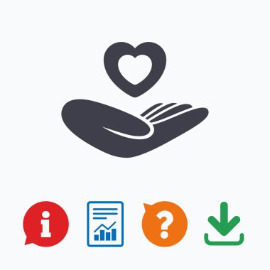 hayat sigortası işareti.