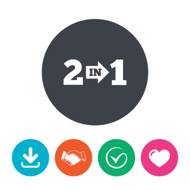 İki tek işareti simgesi.