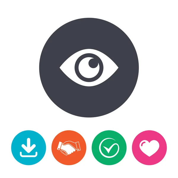 Eye sign icon. — Stock Vector