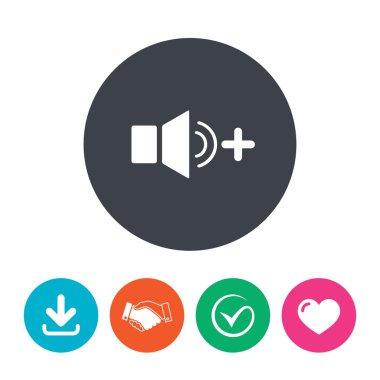 Hoparlör ses daha yüksek sesle işareti