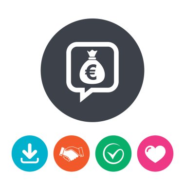 Para çantası işareti simgesi