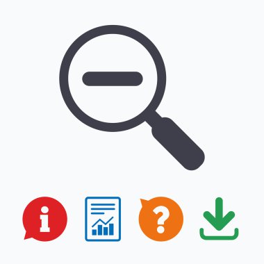 Büyüteç cam işareti