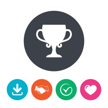 Kazanan Kupası işareti simgesi.