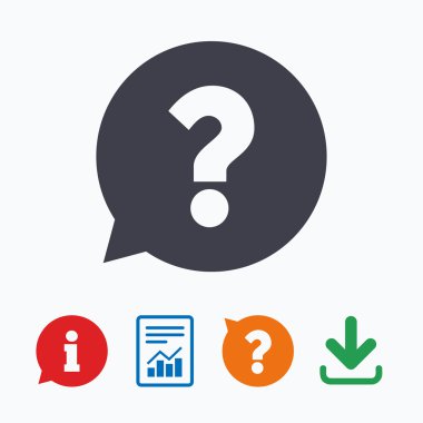 Soru işareti simgesi simgesi.