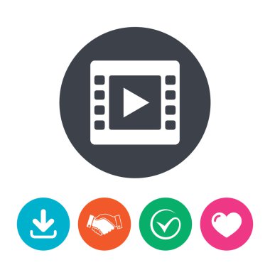 Video işareti simgesi.